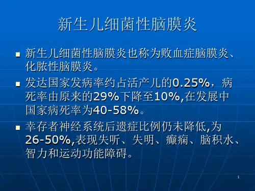 细菌性脑炎PPT课件