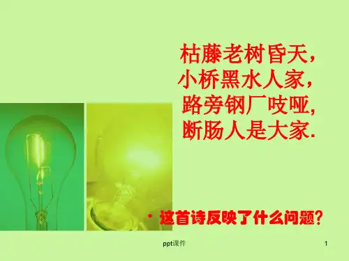 创造绿色生活  ppt课件