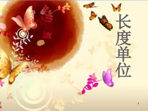 数学二年级上册长度单位(课堂PPT)