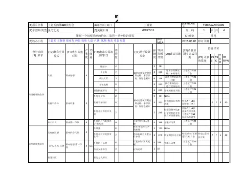 DFMEA经典案例(4)