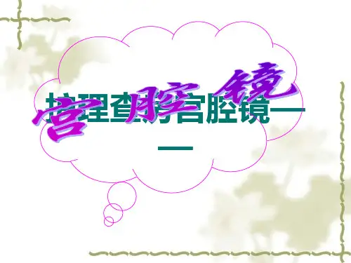 护理查房宫腔镜—— ppt课件