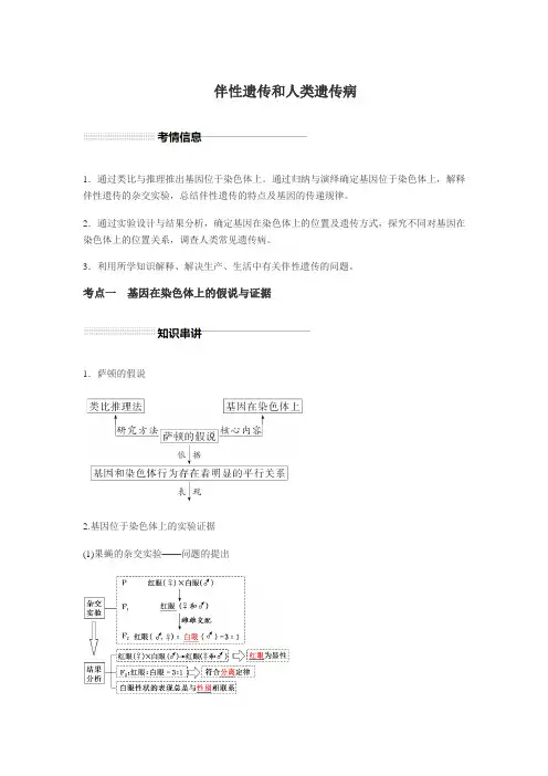 伴性遗传和人类遗传病