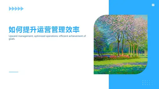 如何提升运营管理效率