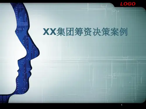 筹资决策案例ppt课件