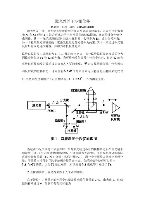 激光外差干涉