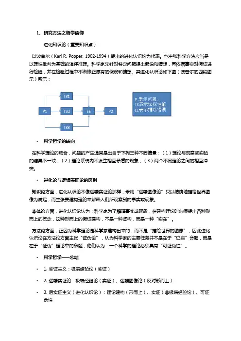 管理学研究方法整理