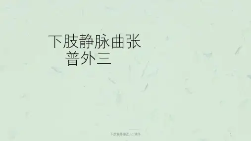 下肢静脉曲张.ppt课件课件
