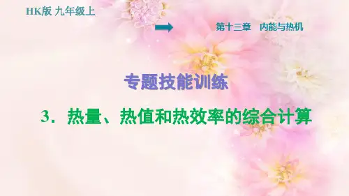 热量、热值和热效率的综合计算PPT课件