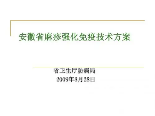 《麻疹强化免疫》PPT课件