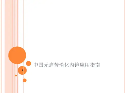 无痛苦消化内镜应用指南课件