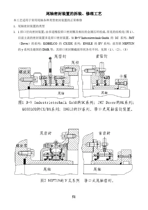 No.15尾轴密封装置的拆装