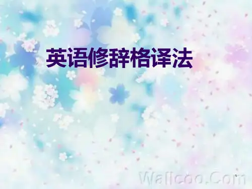 英语修辞格译法ppt课件