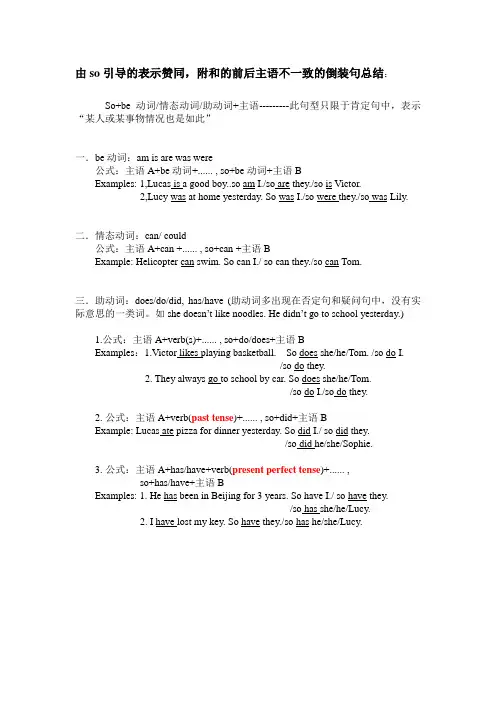 so 引导的倒装句