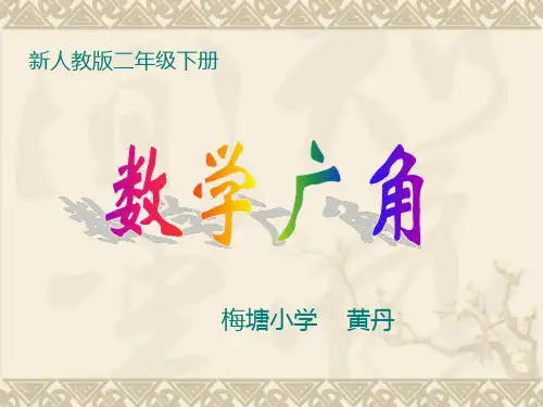 小学数学人教2011课标版二年级简单的推理——《名侦探柯南》