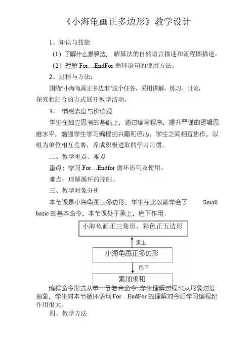 综合实践活动初中综合实践活动7-9年级《信息技术 7.走进程序世界》公开课教学设计