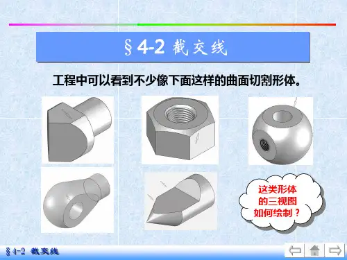 4-2 曲面立体-截交线