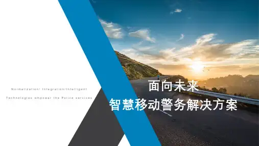 智慧移动警务解决方案