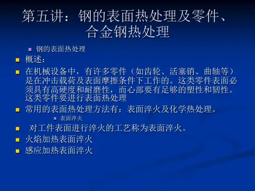 钢的表面热处理