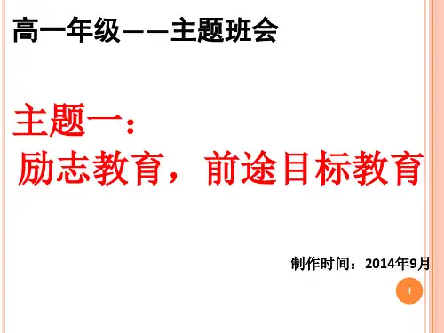 励志教育_前途理想教育ppt课件