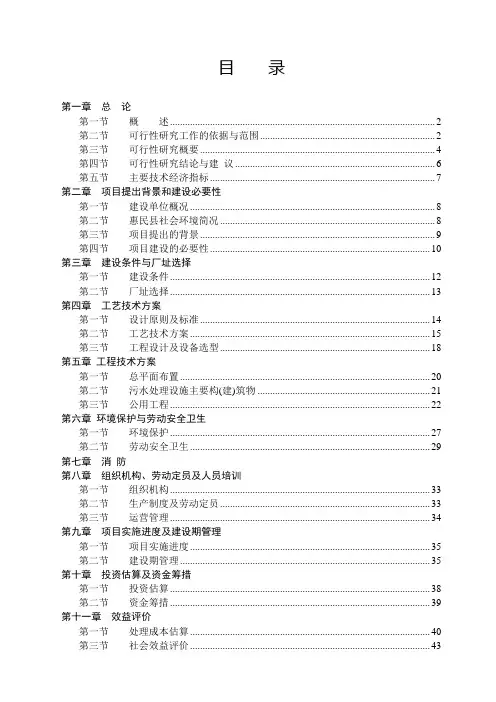 磁选铁精粉可研报告