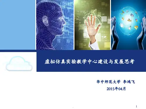 虚拟仿真实验教学中心建设与发展思考PPT课件