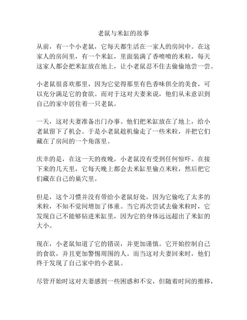 老鼠与米缸的故事