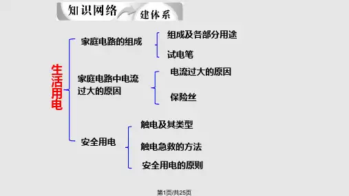 生活用电复习PPT课件