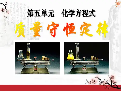 质量守恒定律课件(1)