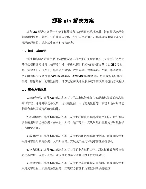 移动gis解决方案