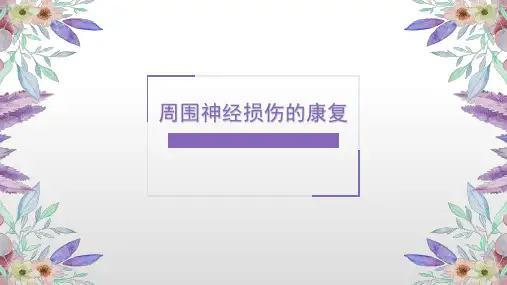 周围神经损伤的康复