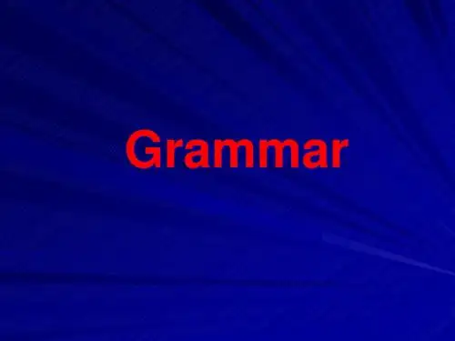 人教新课标必修四 Unit 4 Body language-Grammar[语法课件]
