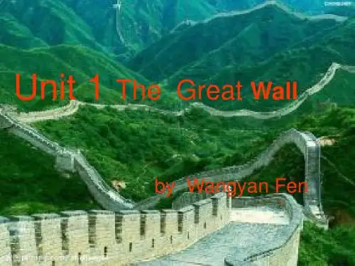 unit1 the Great Wall