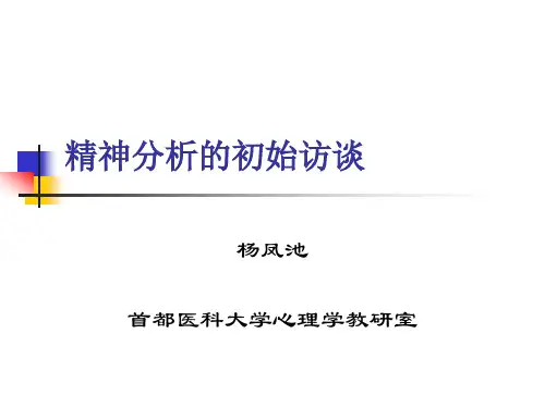 初始访谈