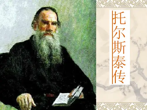 6738《名人传》：痛苦和磨难造就的伟人托尔斯泰传