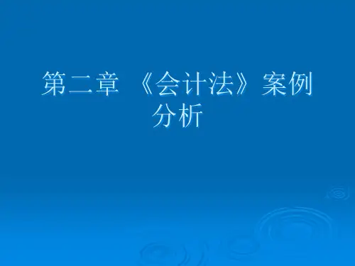 第二章《会计法》案例分析.pptx