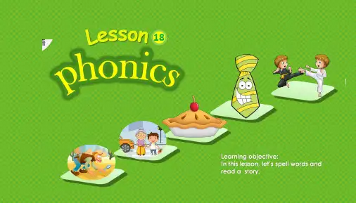 自然拼读法高清彩色讲义-lesson18