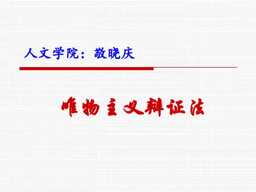 唯物主义辩证法