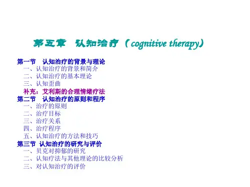 认知治疗 PPT课件