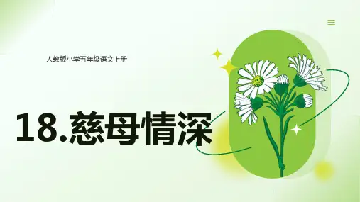 人教版小学五年级语文上册18.《慈母情深》课件