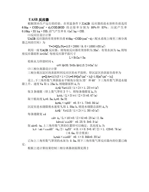 UASB反应器
