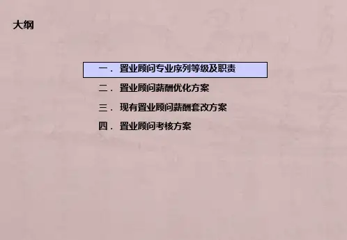 置业顾问薪酬优化方案
