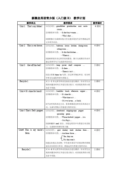 新概念英语青少版(入门级B)