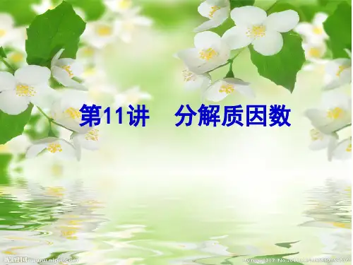 分解质因数