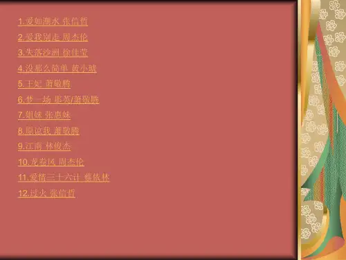 唱歌(找出修改的歌词部分,并给出正确的答案,不错的游戏)