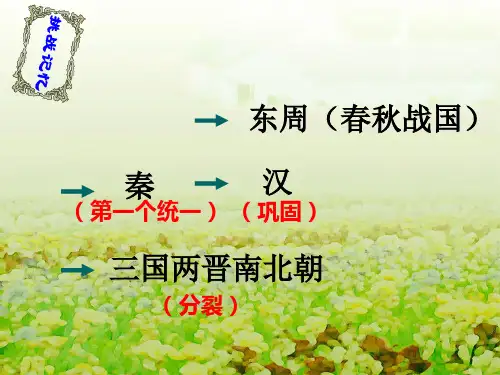 第1课《统一国家的重建》(华东师大版七年级下)精品PPT课件