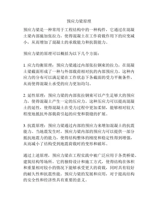 预应力梁原理