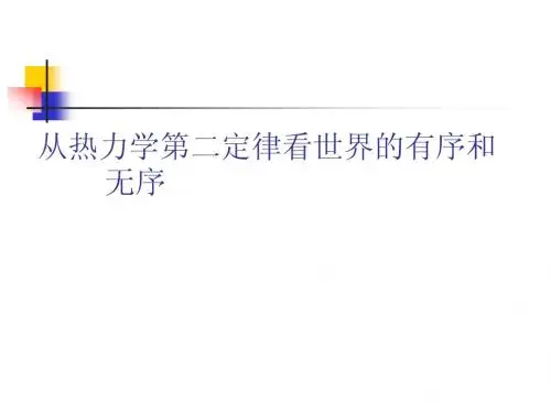世界有序与无序的探讨