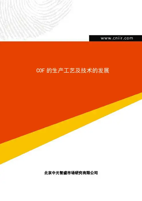 COF的生产工艺及技术的发展(中元咨询)