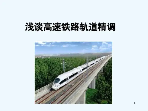 高速铁路轨道精调-PPT