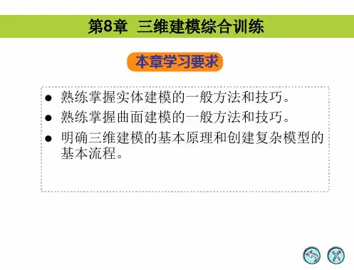 proe三维建模综合训练